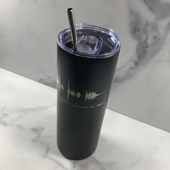Amazing Grace, How Sweet The Sound Soundwave 20oz Tumbler - Picture 5 of 5